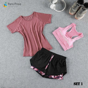 Three Piece Yoga Set Sportswear