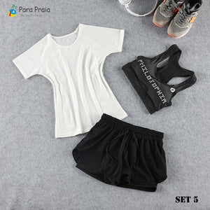 Three Piece Yoga Set Sportswear