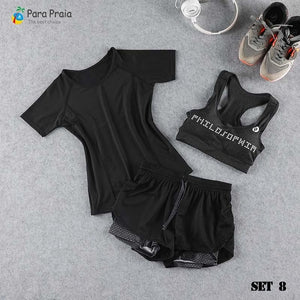 Three Piece Yoga Set Sportswear