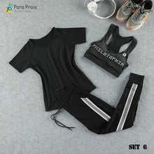 Load image into Gallery viewer, Three Piece Yoga Set Sportswear