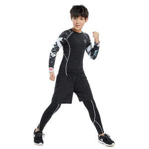 Kids Boys Running Leggings