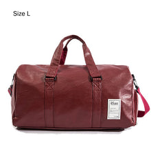 Load image into Gallery viewer, Gym Bag Leather Sports Bags