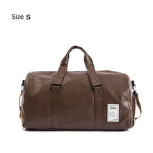 Load image into Gallery viewer, Gym Bag Leather Sports Bags