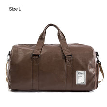 Load image into Gallery viewer, Gym Bag Leather Sports Bags