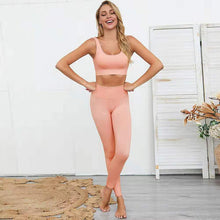 Load image into Gallery viewer, Seamless Gym Clothes Yoga Sets Women