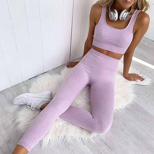 Seamless Gym Clothes Yoga Sets Women