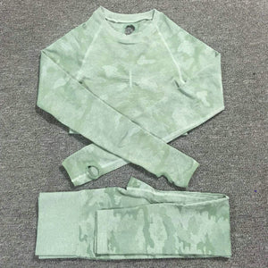 Camouflage Camo Yoga Set