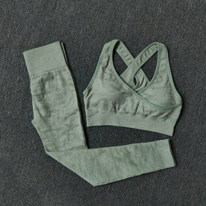 Camouflage Camo Yoga Set