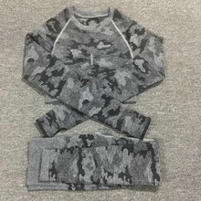 Load image into Gallery viewer, Camouflage Camo Yoga Set