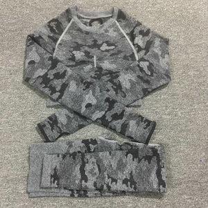 Camouflage Camo Yoga Set