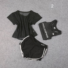 Load image into Gallery viewer, 3 Pcs Set Women&#39;s Yoga Suit